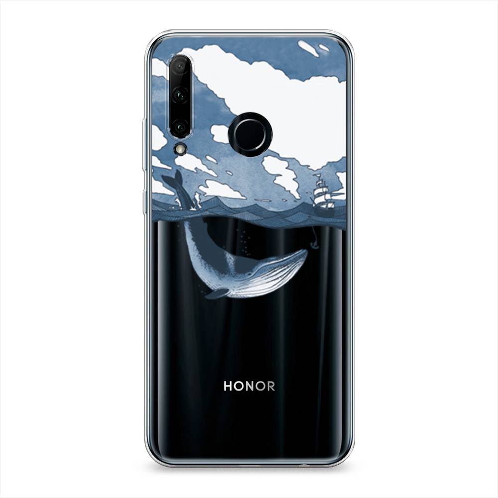

Чехол на Honor 10i "Большой кит", Синий, 68850-1