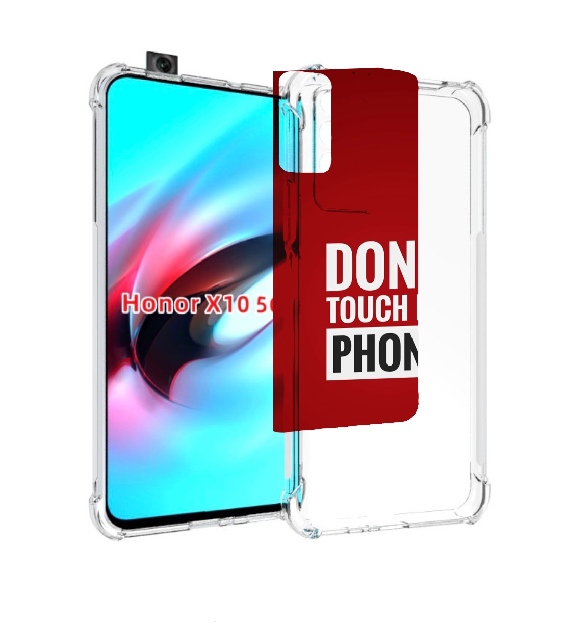 

Чехол MyPads Мой-телефон для Honor X10, Прозрачный, Tocco