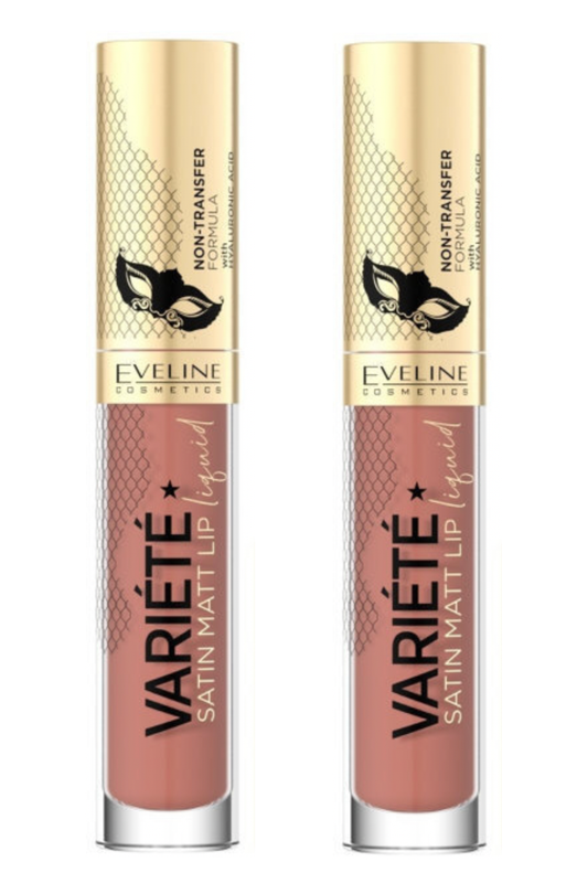 Жидкая помада Eveline Cosmetics матовая Variete Perfect Matte Lip Ink 11 2 шт