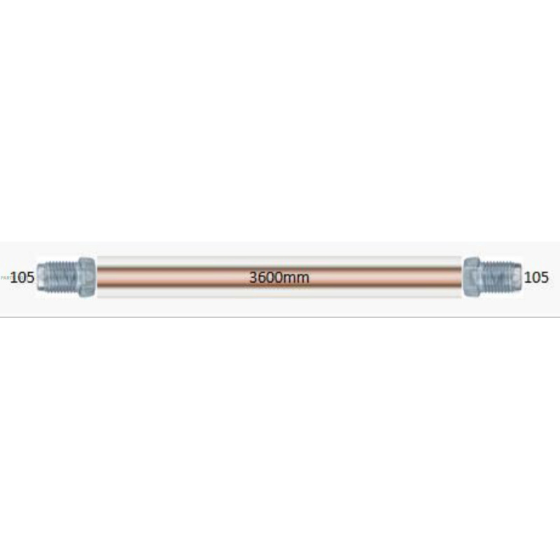 

AUTO-GUR 'AGWP021 ТРУБКА ТОРМОЗНАЯ D=4.75MM ДЛИННА 3600ММ (Z-105/Z-105) 1шт