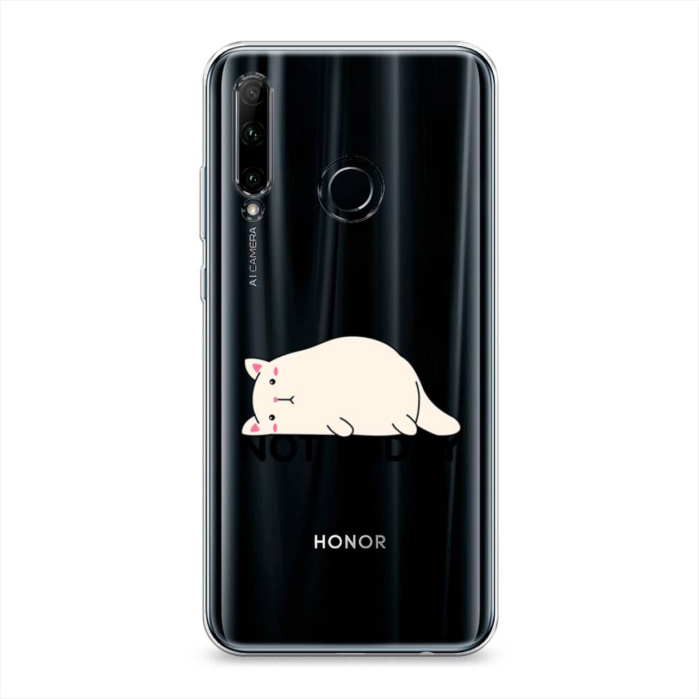 

Чехол на Honor 10i "Cat not today", Белый;розовый;черный, 68850-1