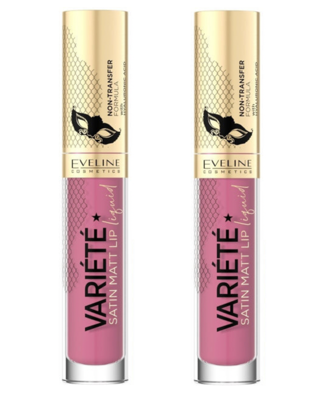 Жидкая помада Eveline Cosmetics матовая Variete Perfect Matte Lip Ink 14 2 шт