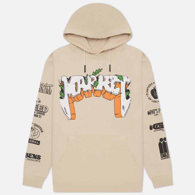 

Мужская толстовка MARKET Growclub Hoodie бежевый, Размер XL, Growclub Hoodie