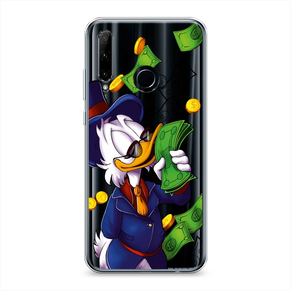 

Чехол на Honor 10i "Scrooge McDuck with Money", Синий;зеленый;белый, 68850-6