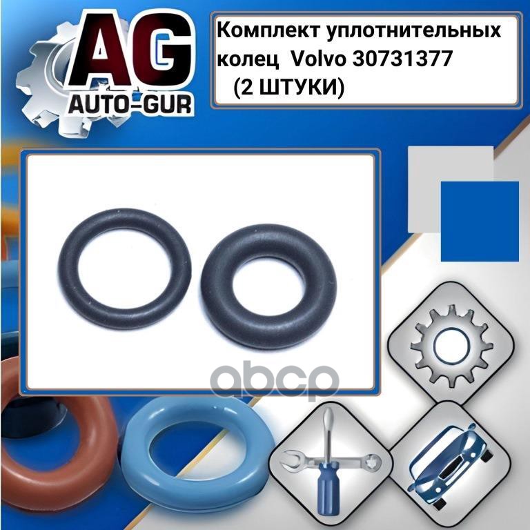 

AUTO-GUR 'RR823 Комплект уплотнительных колец Volvo 30731377 (2 ШТУКИ) 1шт