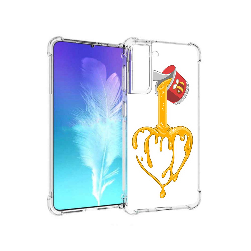 

Чехол MyPads Tocco для Samsung Galaxy S21 медовое сердце (PT157088.510.471), Прозрачный, Tocco