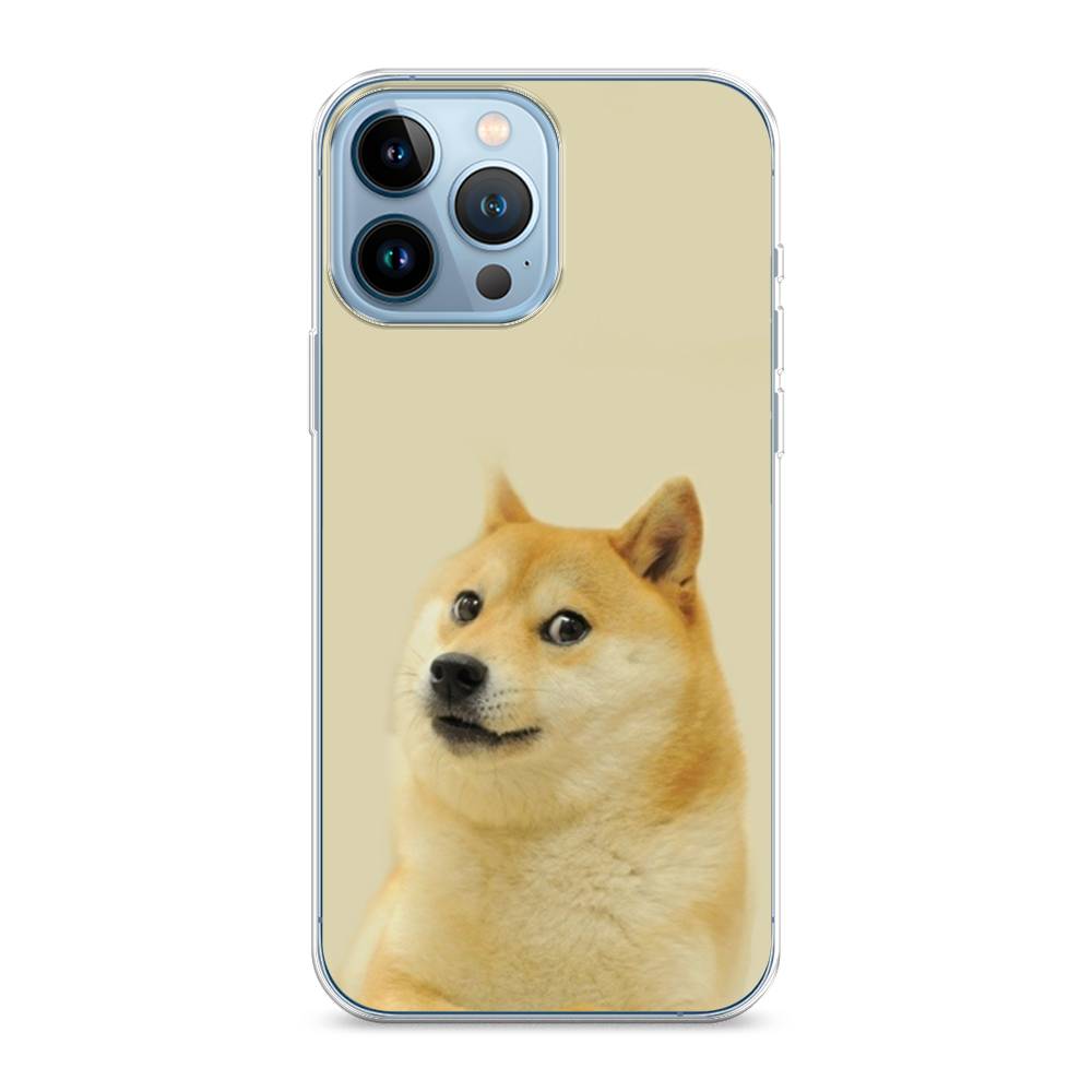 фото Силиконовый чехол "собака подозревака" на apple iphone 13 pro max awog