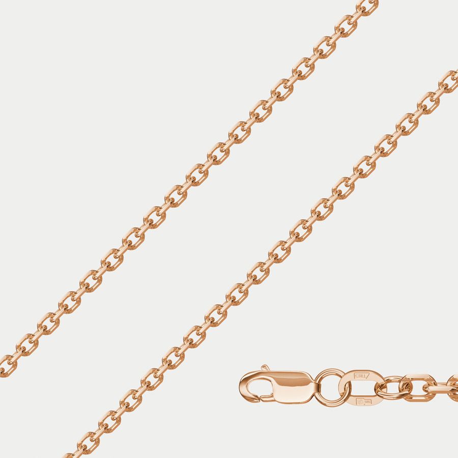 

Цепочка из золота 55 см GOLD CENTER НЦ 12-205ПГ 0.80, Золотистый, НЦ 12-205ПГ 0.80