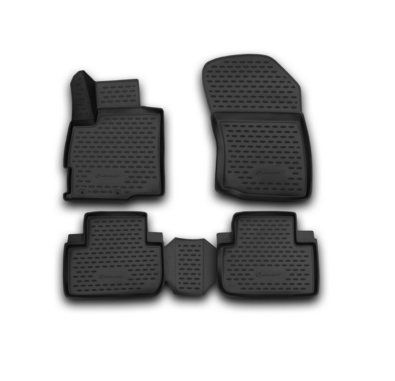

Коврики в салон MITSUBISHI Outlander, 2012-2015, 2015->, 2 WD, 4 шт. 3D (полиуретан)