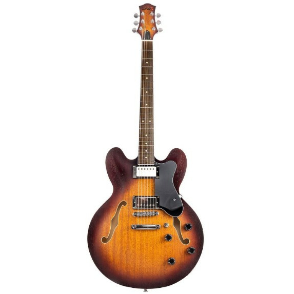 Электрогитара EART E-335 Brown Sunburst