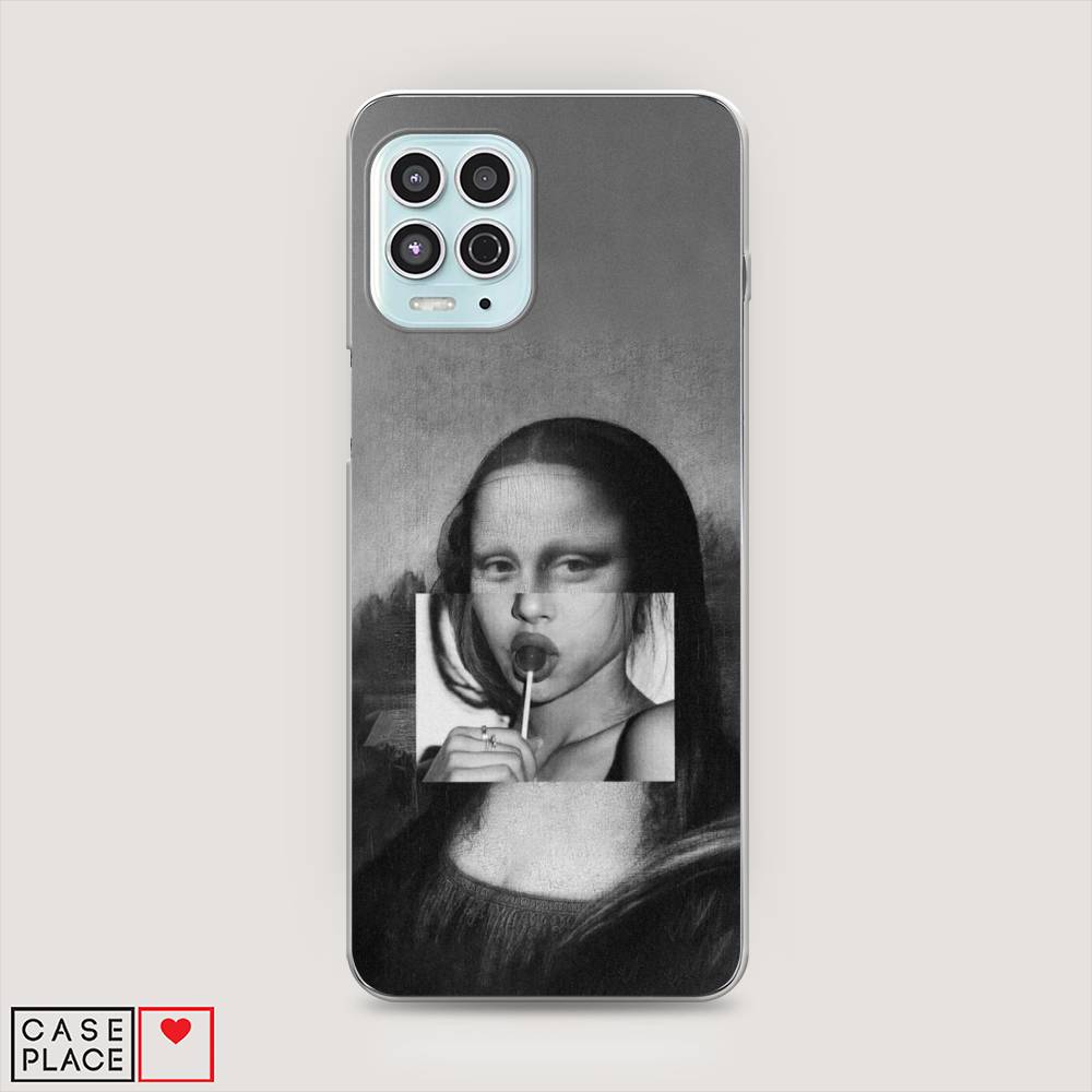 

Чехол Awog на Motorola Moto G100 "Mona Lisa sucking lollipop", Разноцветный, 241650-9