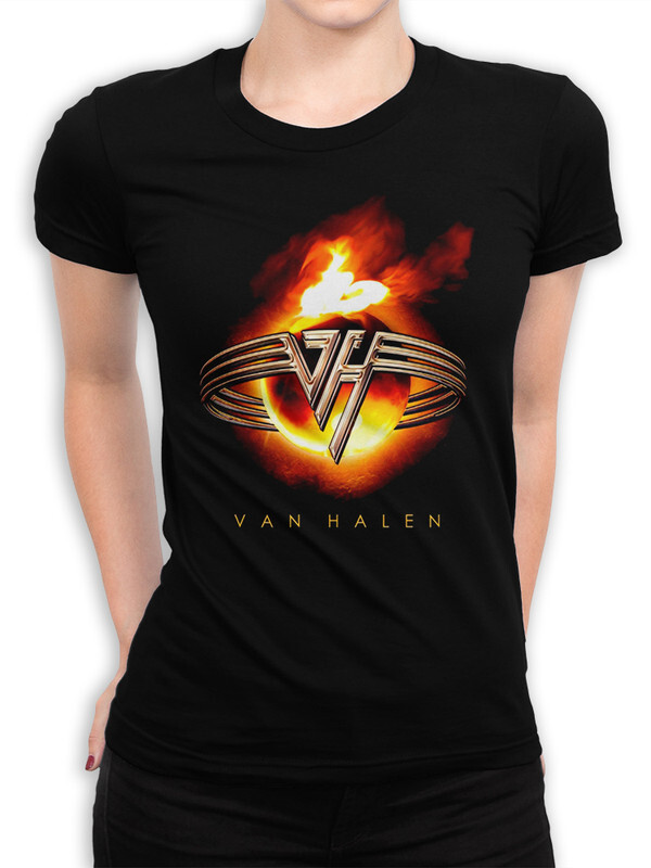 фото Футболка женская design heroes van halen черная 2xl