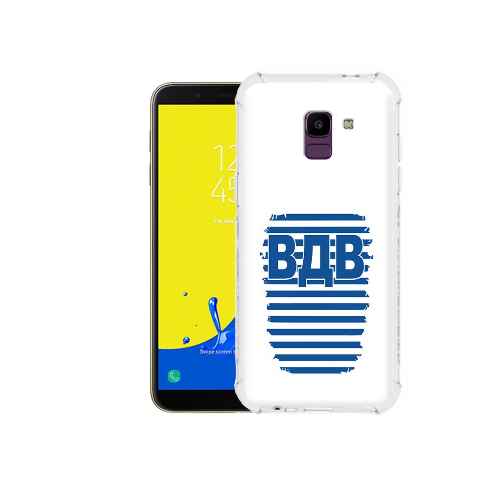 

Чехол MyPads Tocco для Samsung Galaxy J6 (2018) вдв2, Прозрачный, Tocco