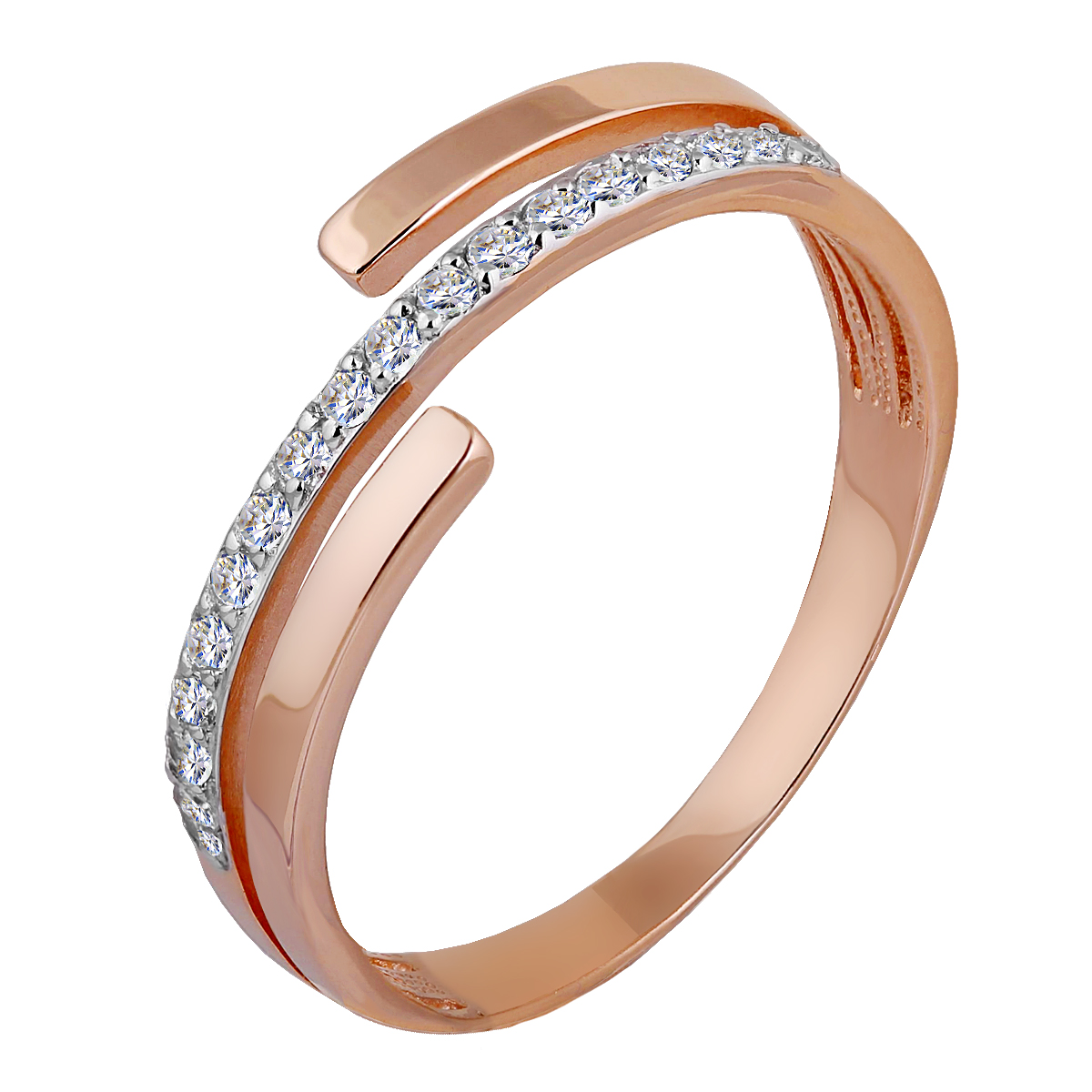 

Кольцо из золота р. 18 Azade К132-1275, фианит, К132-1275