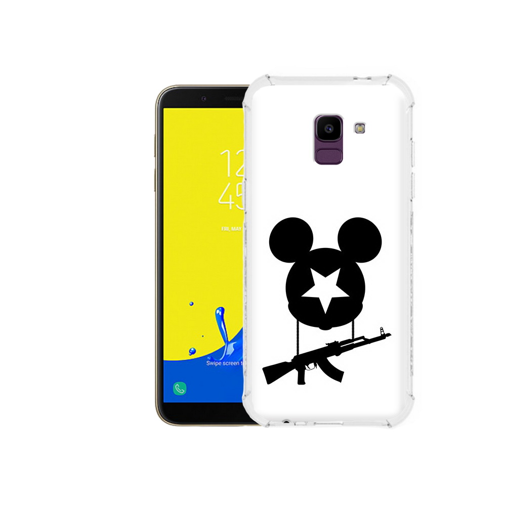 

Чехол MyPads Tocco для Samsung Galaxy J6 (2018) АК Микки, Прозрачный, Tocco