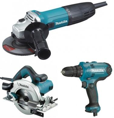 дрель makita df0300 Набор MAKITA дрель DF0300+УШМ GA5030+пила HS6601