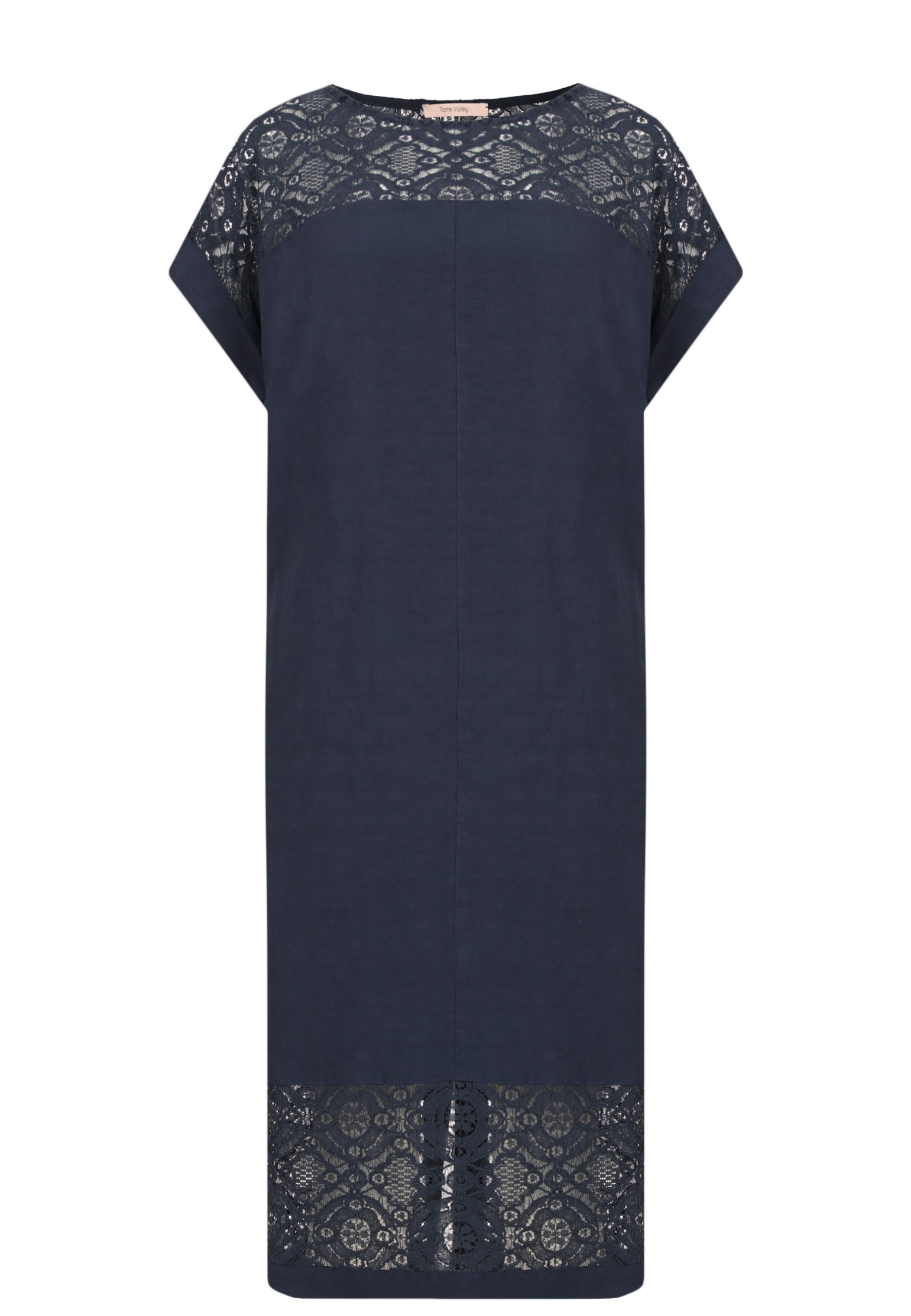

Платье женское TORRE VALLEY 128143 синее 54 IT, Синий, 128143
