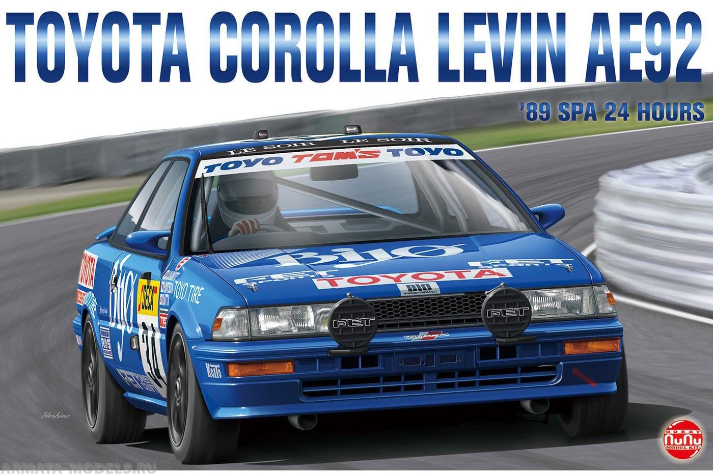 

PN24016 Toyota Corolla Levin AE92 89 SPA 24 Hours