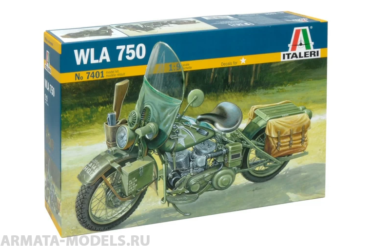 фото 7401ит мотоцикл us army wwii motorcycle italeri