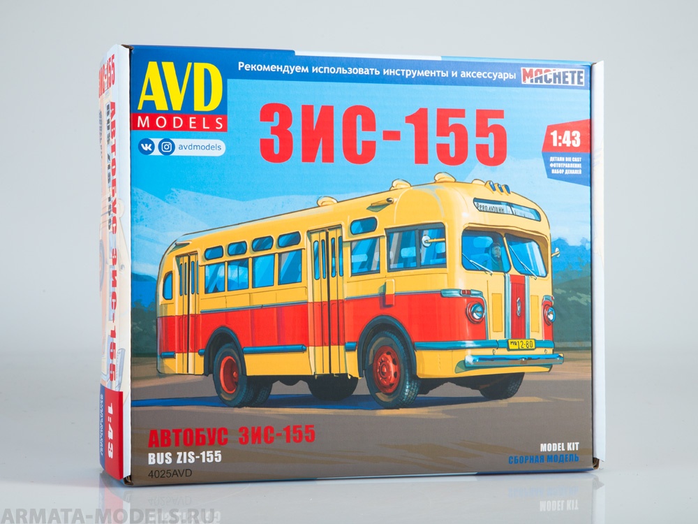 

4025AVD Сборная модель ЗИС-155