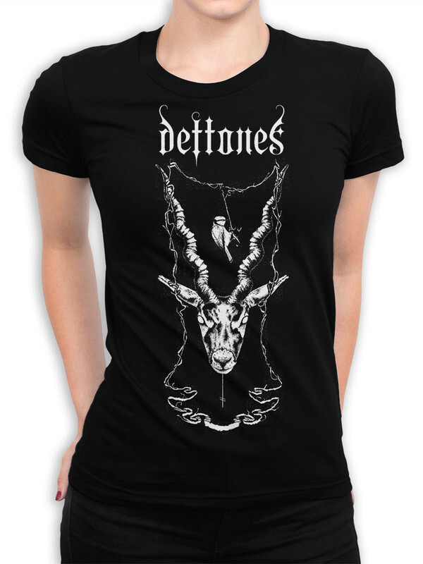 фото Футболка женская design heroes deftones черная 2xl