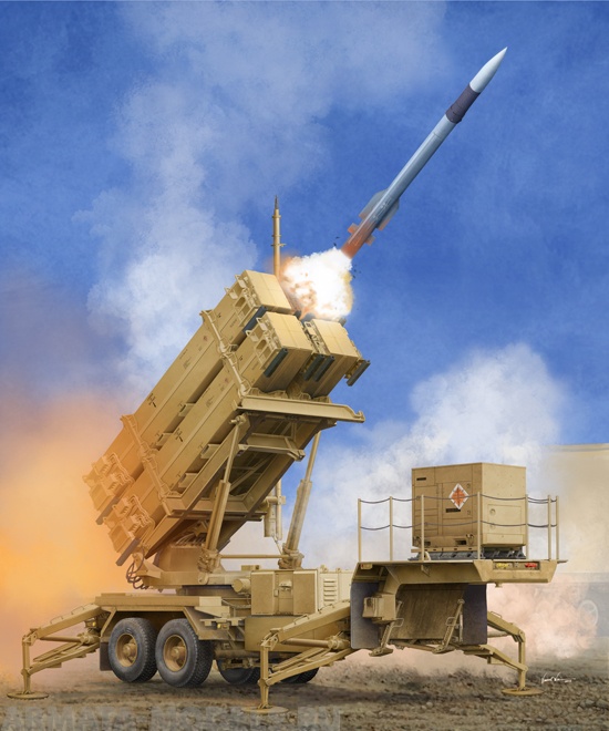

01040 Ракетная установка M901 Launcjhing Station w/MIM-104F Patriot Sam System PAC-3