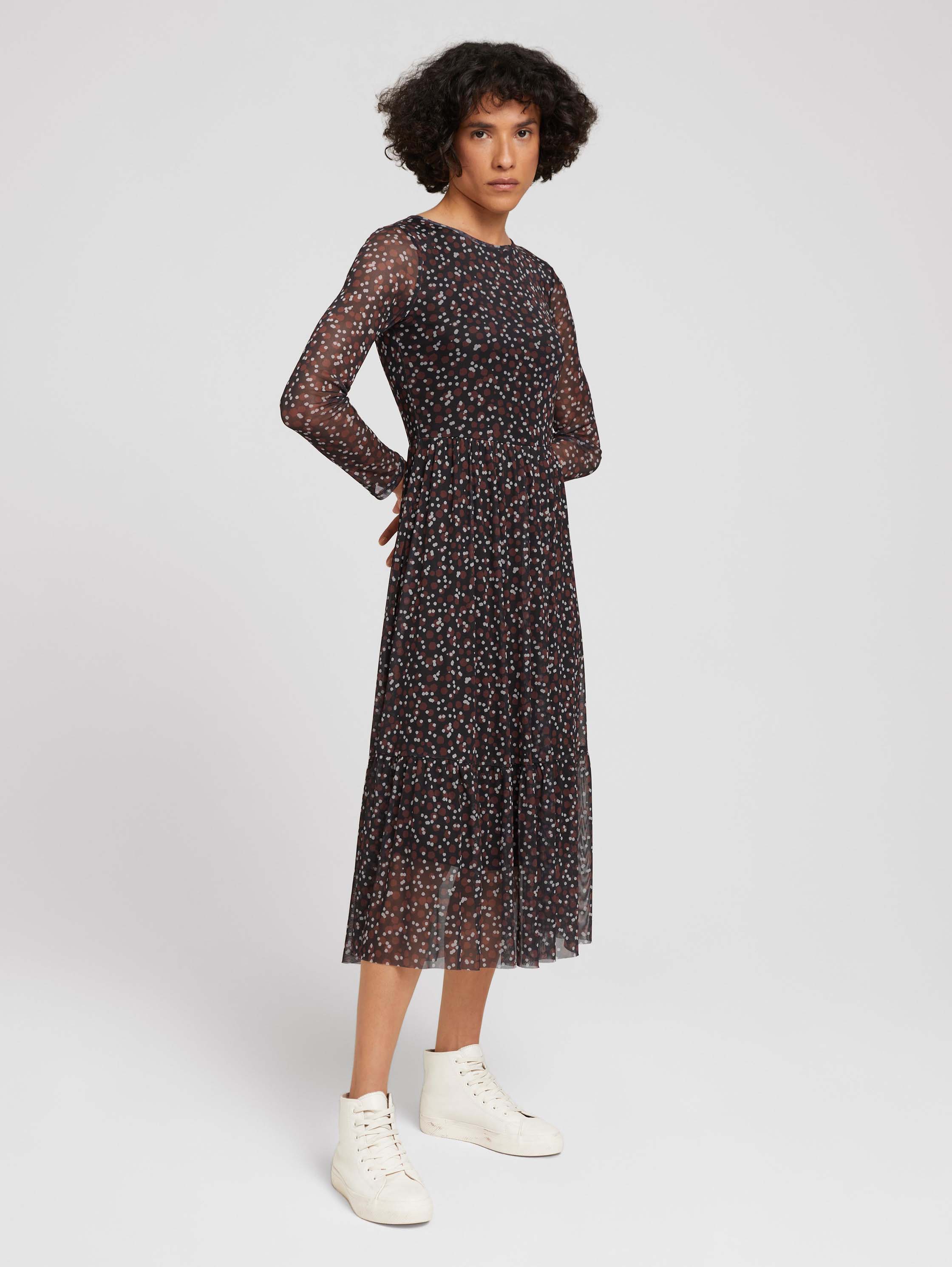 

Платье женское TOM TAILOR 1029262 черное 34 DE, 1029262