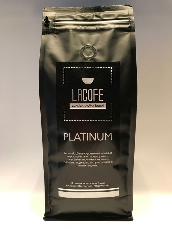 Кофе в зернах LACOFE PLATINUM, 1 кг