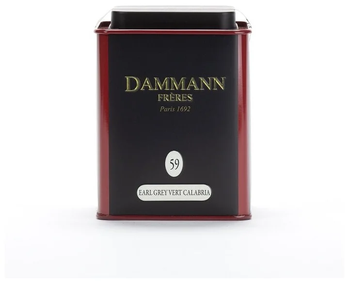 Чай зеленый Dammann Earl Grey Vert Calabria (Эрл Грей Калабрия) 100 гр.ж/б