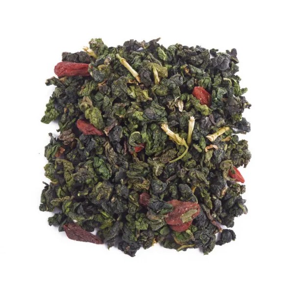 Чай Китайский Улун Те Гуань Инь с жасмином и годжи MellowTea 200 гр