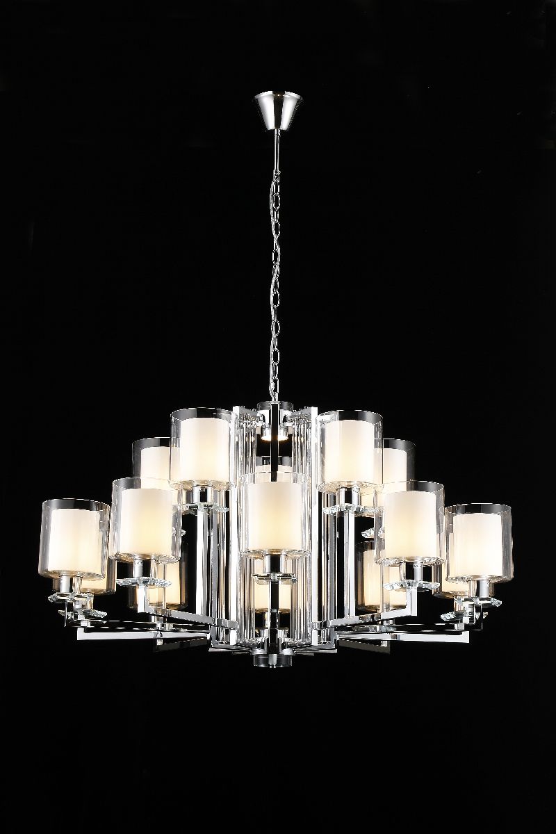 

Люстра iLamp King RM6201-10+5 CR+CL