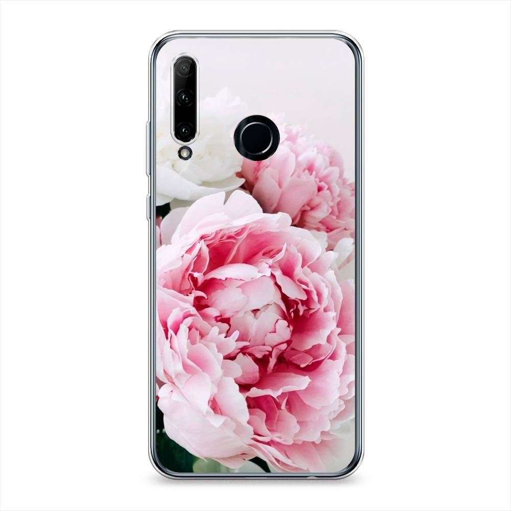 

Чехол на Honor 10i "Розовые и белые пионы", Розовый;белый, 68950-2