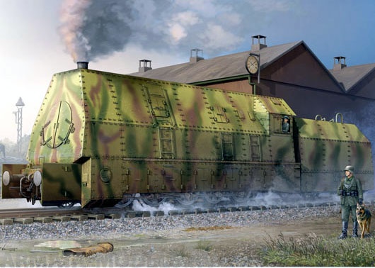 

00219 Германский бронированный паровоз BR57