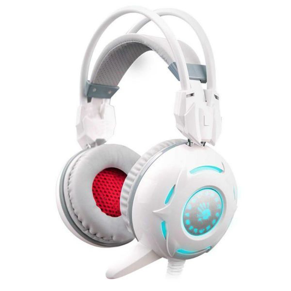 фото Игровая гарнитура a4tech bloody g300 white/blue