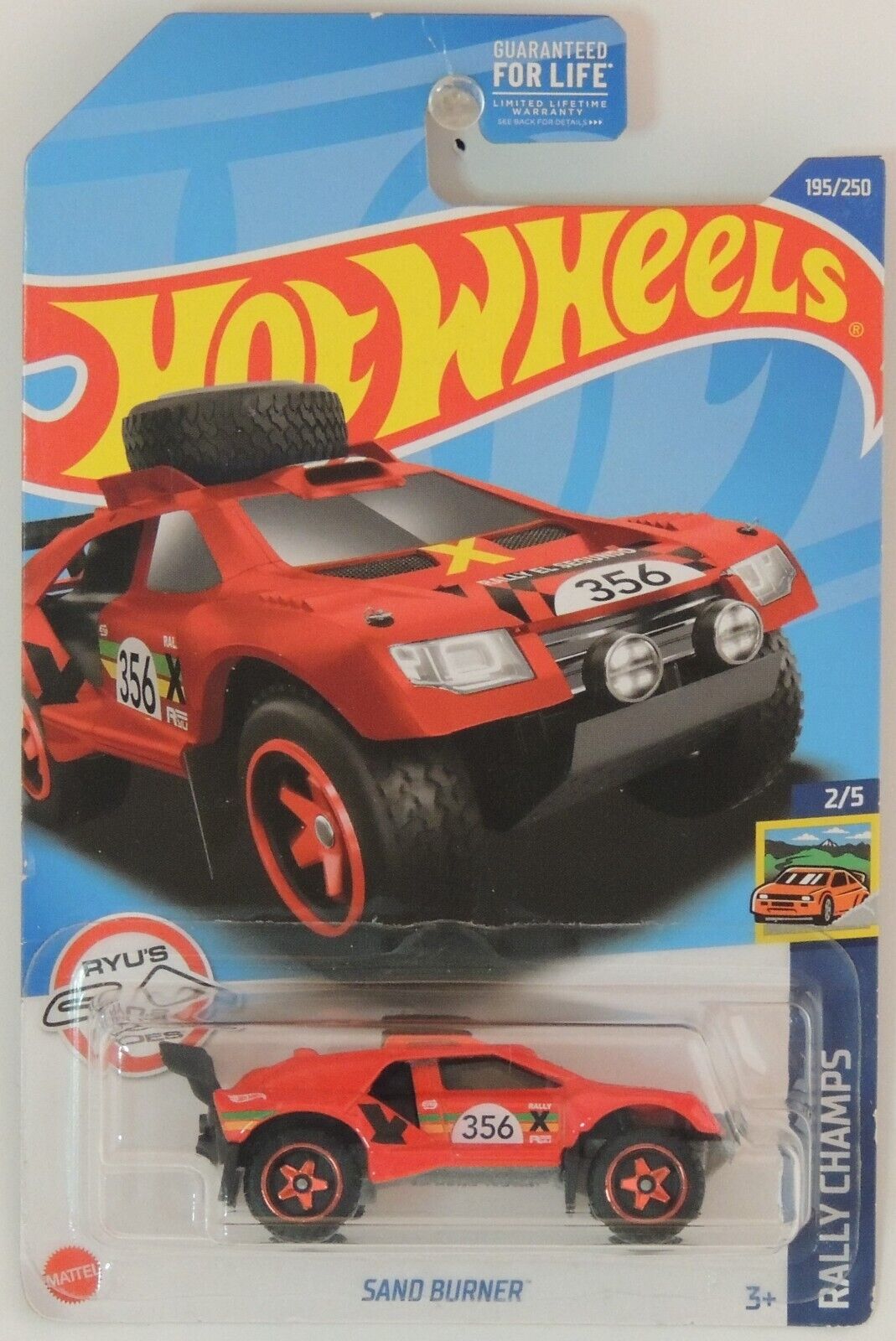 

Машинка Hot Wheels Хот Вилс 195250 SAND BURNER, HCX64-R521, Красный