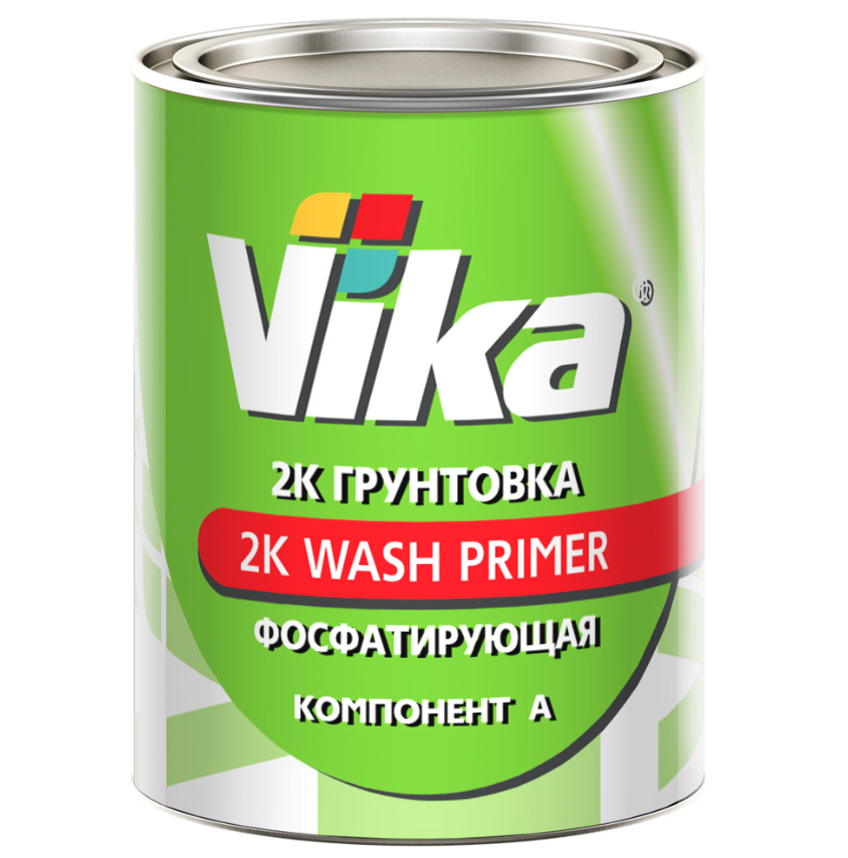 Грунтовка Wash Primer Фосфатирующая, 0,8 2К + Отв. 0,67 Vika Vika Color Vika14081