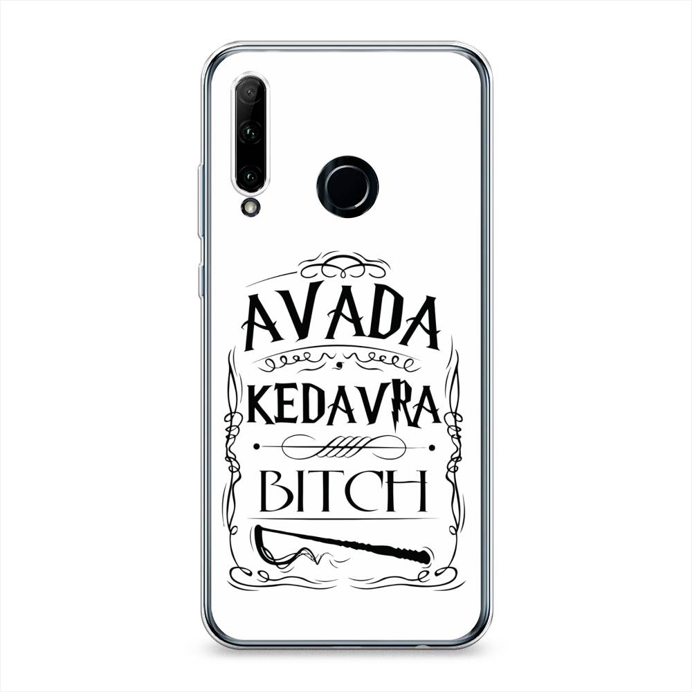

Чехол на Honor 10i "Avada kedavra bitch", Белый;серый;черный, 68950-6