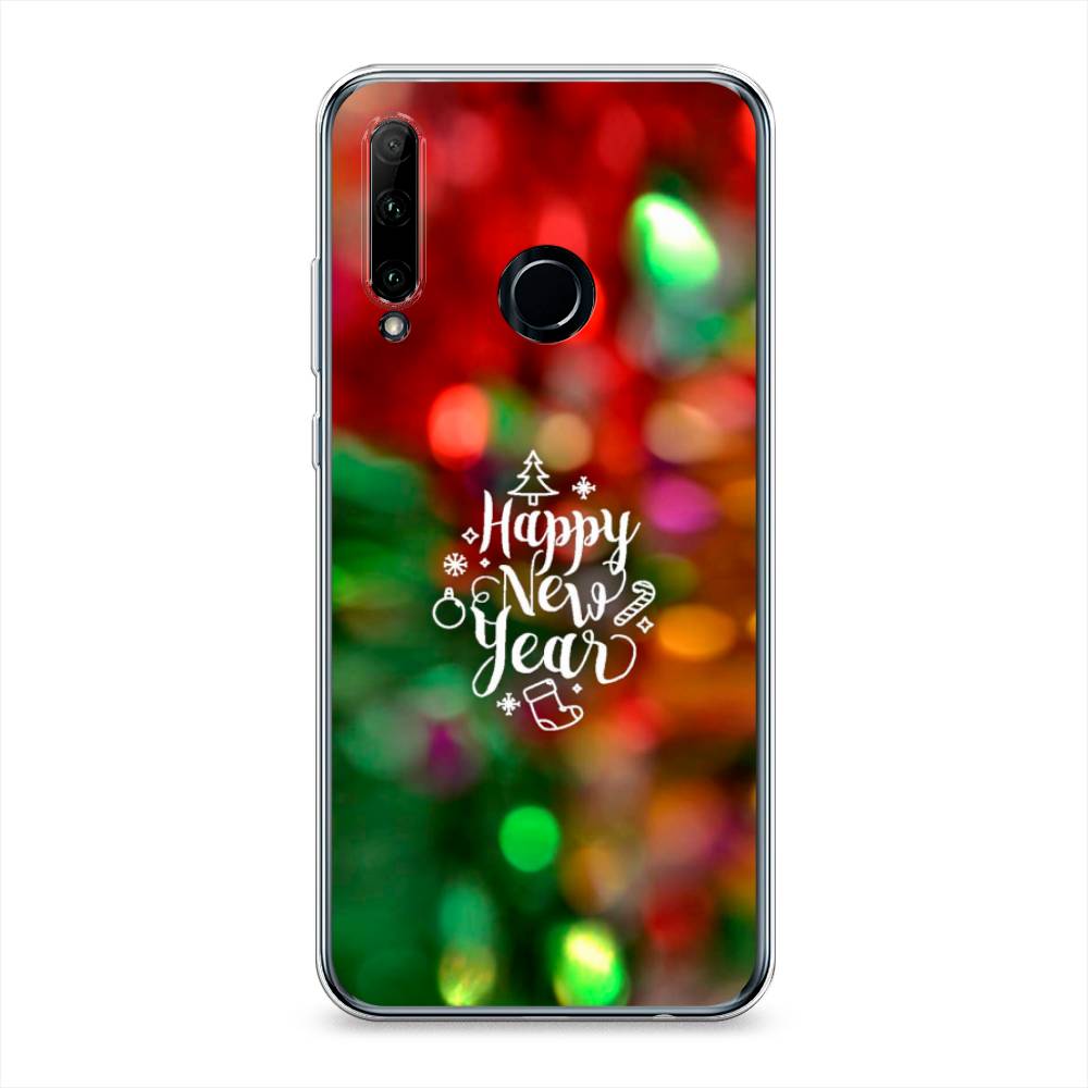 

Чехол на Honor 10i "Новый Год на елке", Зеленый;красный;желтый, 68950-5