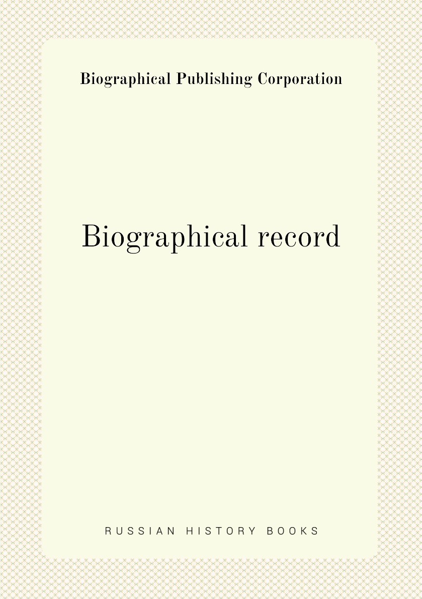 

Biographical record