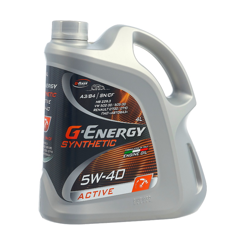 

Масло моторное G-Energy Synthetic Active 5W-40 Промо 4Л+1Л В Подарок 253142608(2)