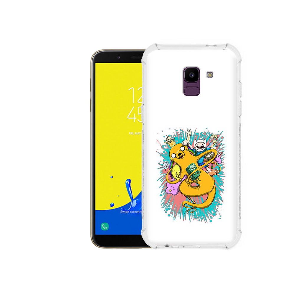 

Чехол MyPads Tocco для Samsung Galaxy J6 (2018) время приключений рисунок, Прозрачный, Tocco