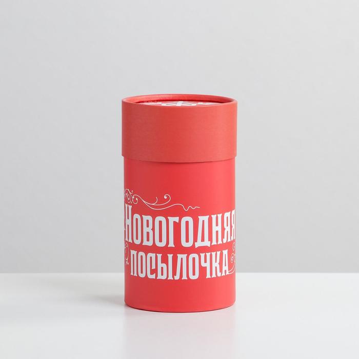 

Подарочная коробка Новогодняя посылочка, 8 х 14,5 см, Красный