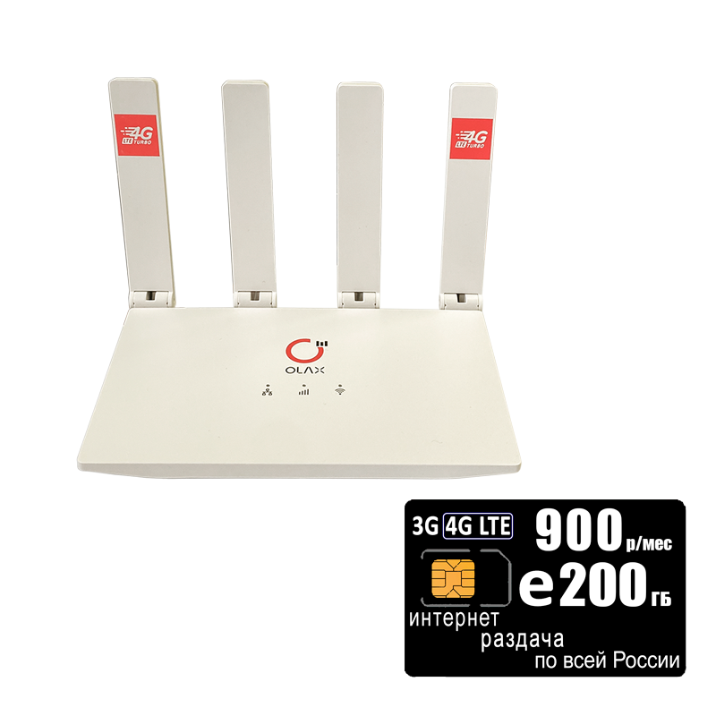 

Wi-Fi роутер Olax MC50 (router-mc50-ros900-SG-WB), MC50