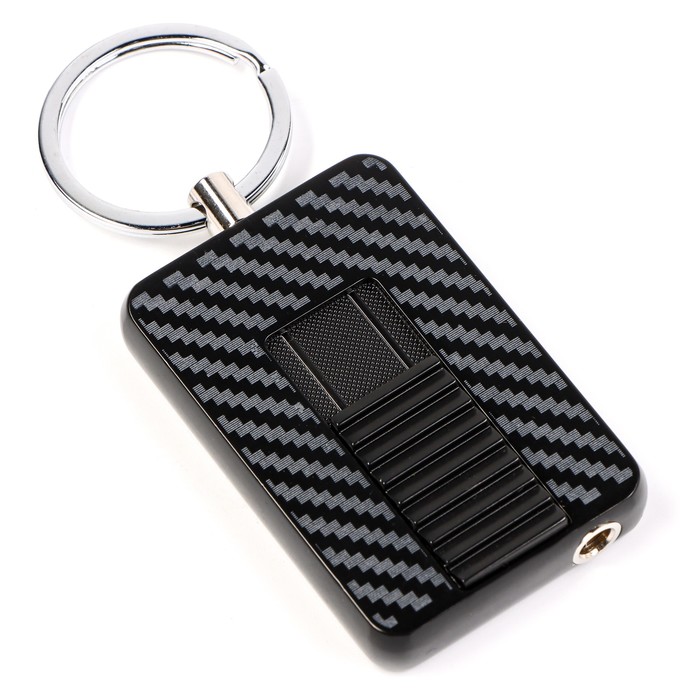 

Зажигалка газовая 9919037, пьезо, брелок, Черный