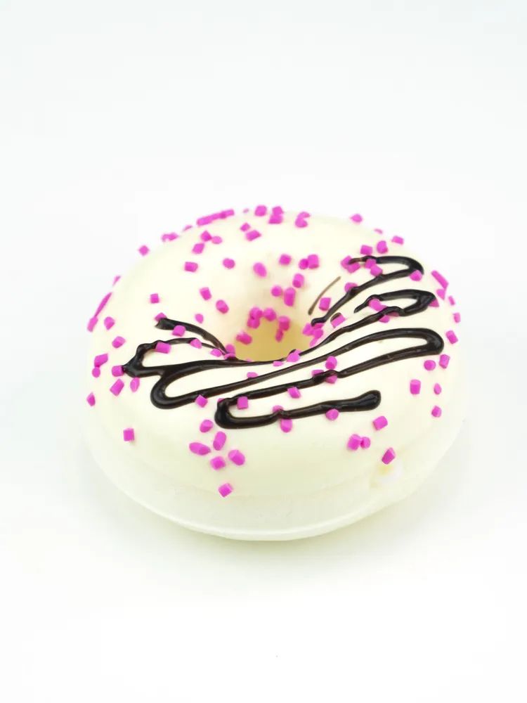 Декоративный пончик с белой глазурью #ЛАКШЕРИ PHC-SWT-006