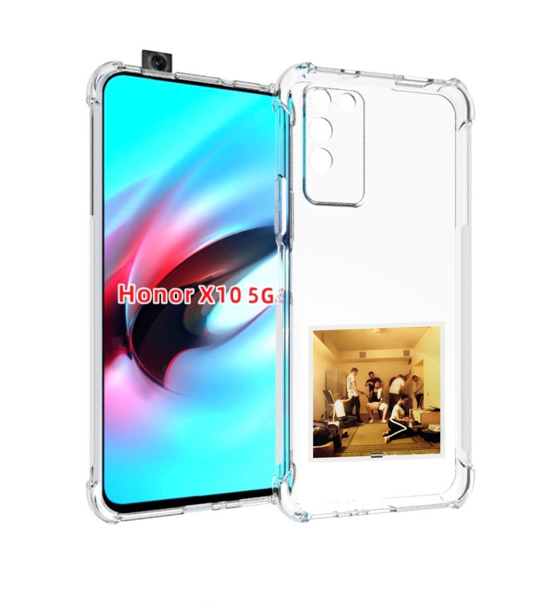 

Чехол MyPads Уроборос Скриптонит улица 36 для Honor X10, Прозрачный, Tocco