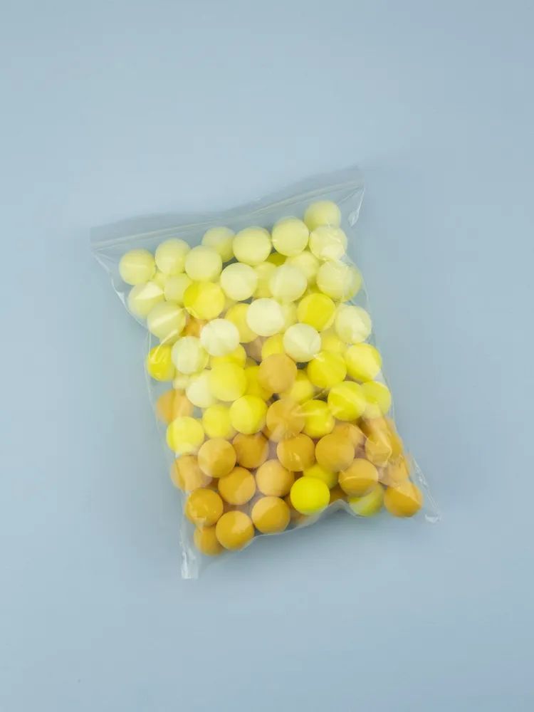 Декоративные шарики желтые набор из 105 шт. #ЛАКШЕРИ PHC-SPH-002