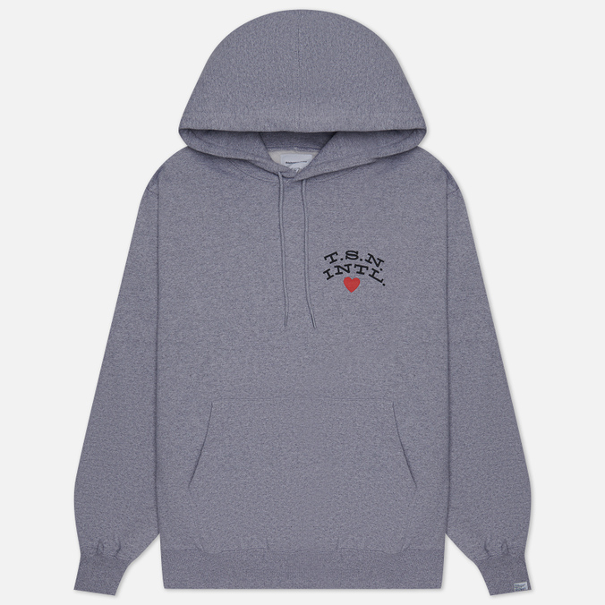 

Мужская толстовка thisisneverthat T.S.N. Heart Hoodie серый, Размер S, T.S.N. Heart Hoodie