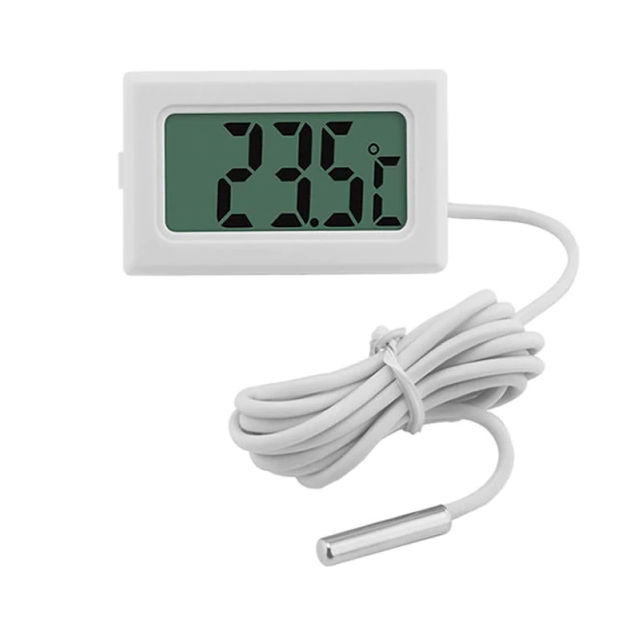 Цифровой термометр для бассейна, аквариума, террариума 2emarket (4347.2) белый