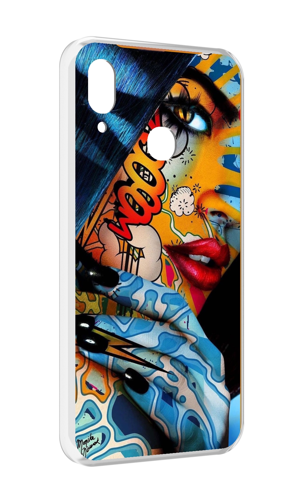 

Чехол MyPads девушка разрисованная краскам иженский для BQ BQ-6040L Magic, Прозрачный, Tocco